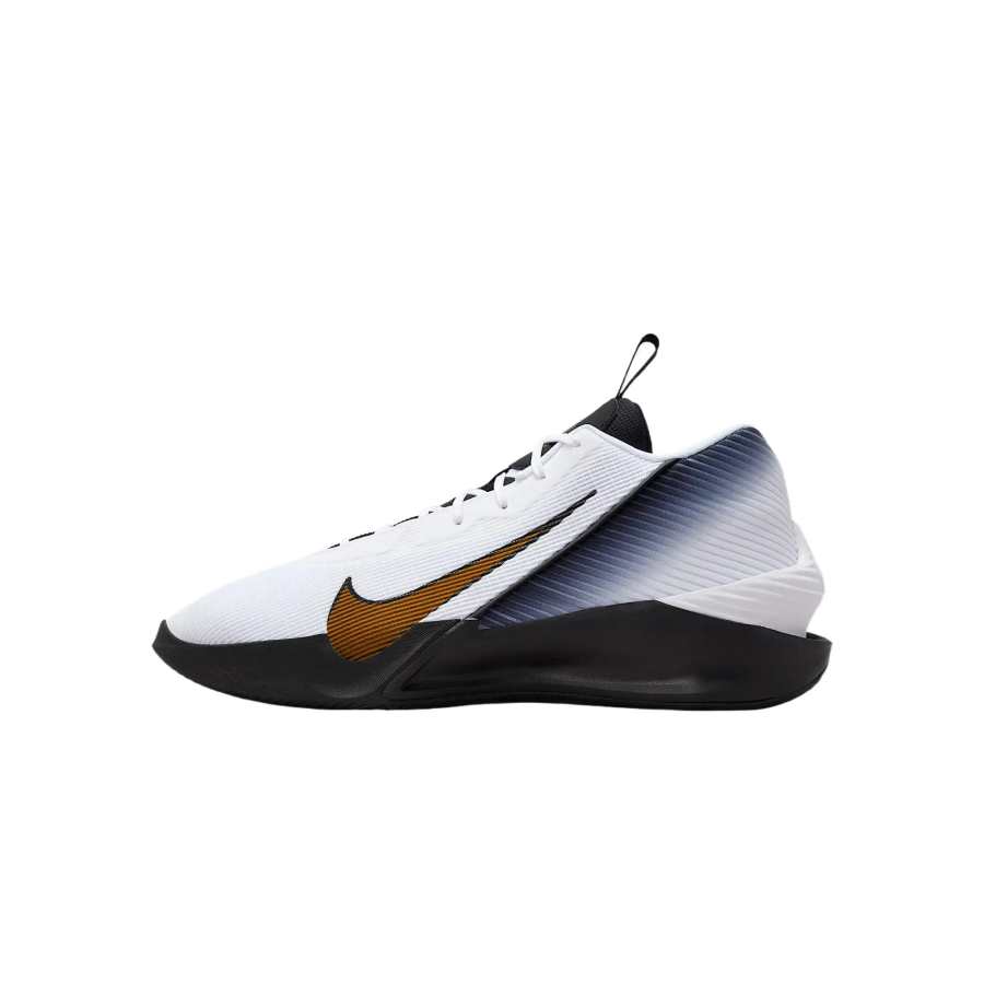 Nike Nike G.T. Jump Academy Mid top Basketball Shoes Men's White Black Metal Gold