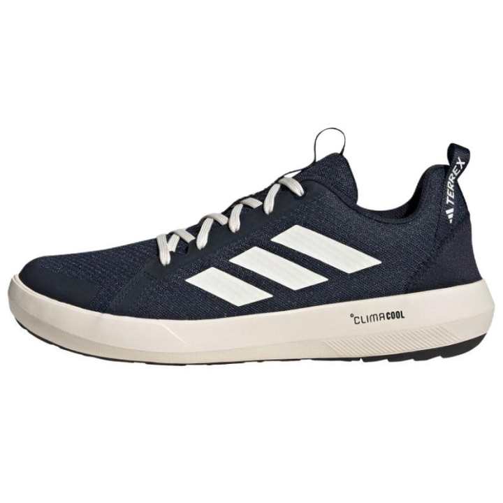 Adidas Adidas Terrex Boat Slip Resistant Abrasion Resistant Low top Hiking Shoes Unisex Dark Blue