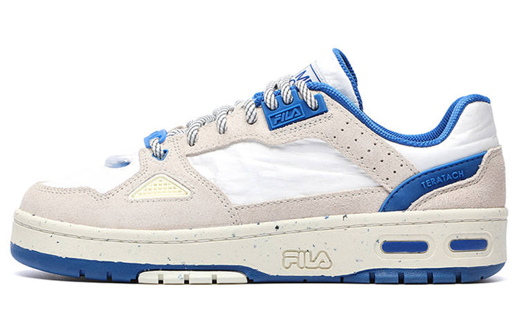 FILA FUSION X Marcelo Burlon Teratach Low Shoes 'Beige Blue' Women's