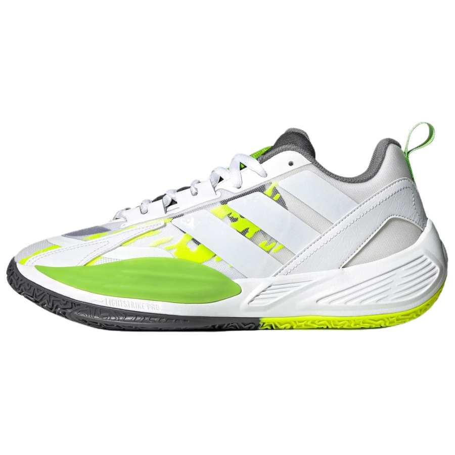 Adidas Adidas XENOBURST Slip Resistant Abrasion Resistant Low top Basketball Shoes Men's White Green