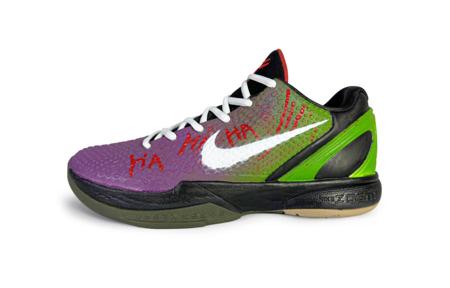 Nike Nike Zoom Kobe 6 Joker's Carnival Night Slip Resistant Abrasion Resistant Low top Basketball Shoes Unisex