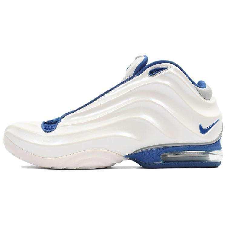 Nike Nike Air Signature Player Slip Resistant Abrasion Resistant Mid top Basketball Shoes Men's White Blue