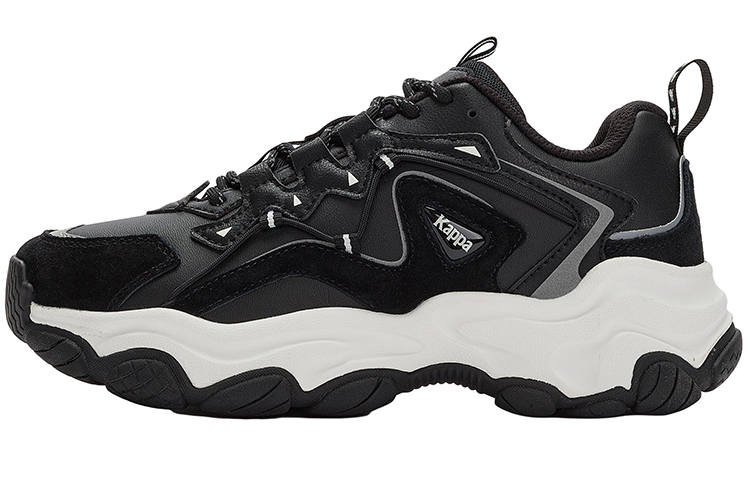 Kappa Textile, Synthetic Leather Cushioning Slip Resistant Abrasion Resistant Impact Resistant Low top Chunky Sneakers