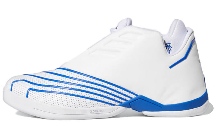 Adidas Adidas T Mac 2 Restomod Slip Resistant Abrasion Resistant Low top Basketball Shoes Men's White Blue