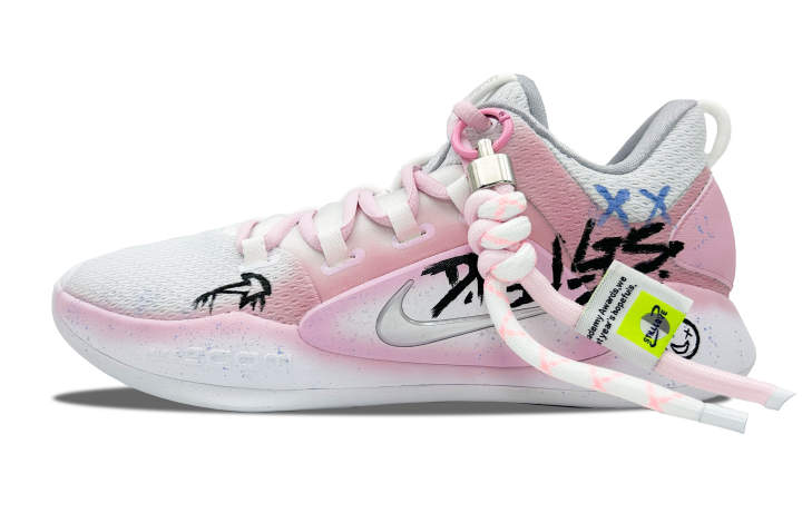 Nike Nike Hyperdunk X Cushioning Slip Resistant Breathable Low top Basketball Shoes Men's Light Cream