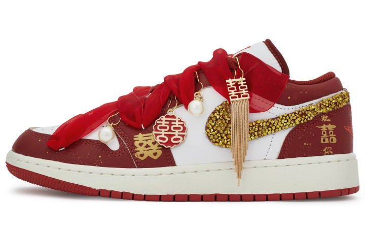 Jordan Jordan Air Jordan 1 811 Manufacturing, Double Happiness On Double Happiness Cushioning Slip Resistant