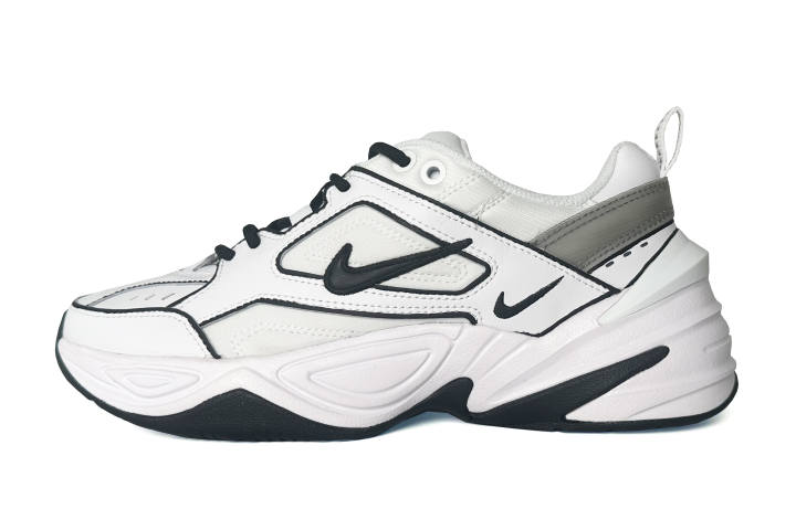 Nike Nike M2K Black And White Stitching Slip Resistant Abrasion Resistant Low top Chunky Sneakers Women's Black White