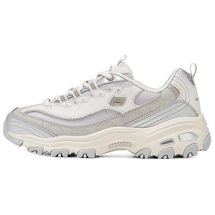 Skechers D'Lites 1.0 Abrasion Resistant Low top Chunky Sneakers Women's Taupe