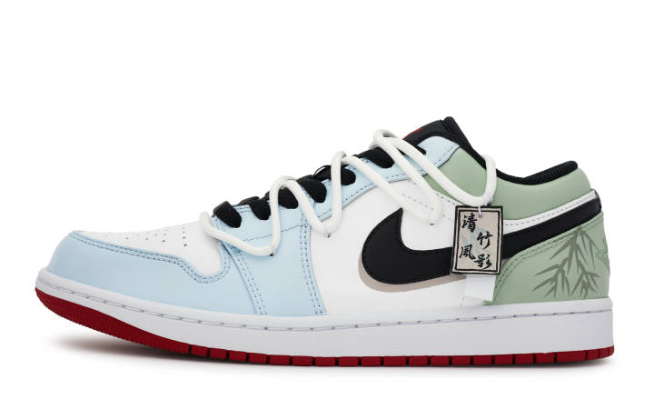 Jordan Jordan Air Jordan 1 811 Manufacturing, Breeze Bamboo Shadow Green Abrasion Resistant Lightweight