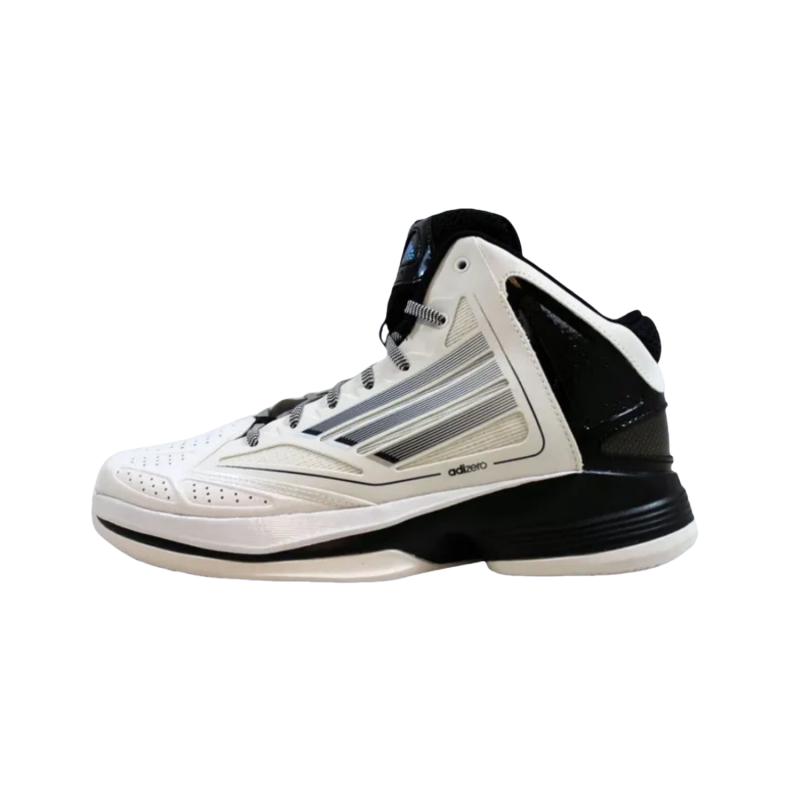 Adidas Adidas Slip Resistant Abrasion Resistant High top Basketball Shoes Men's White