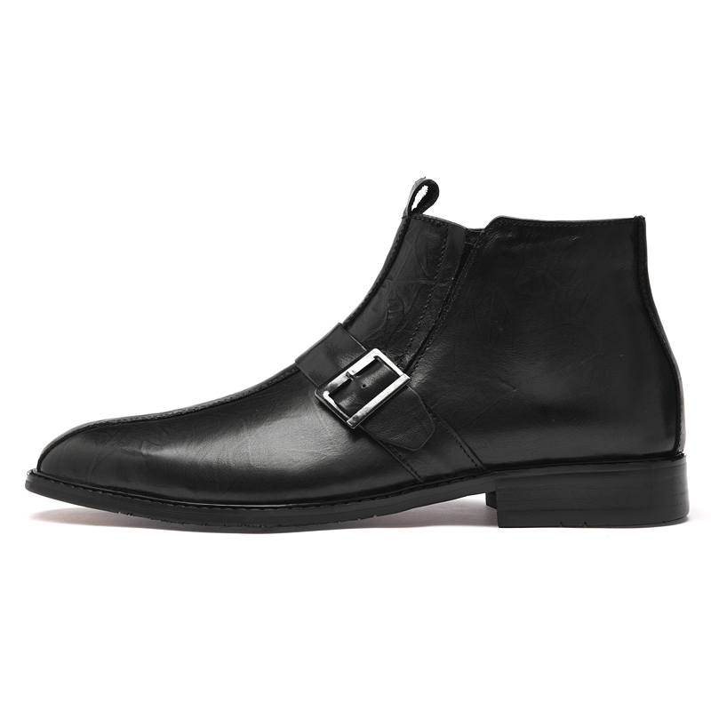 PAIBLOKS Top Grain Cow Leather Men's Casual Shoes Men's