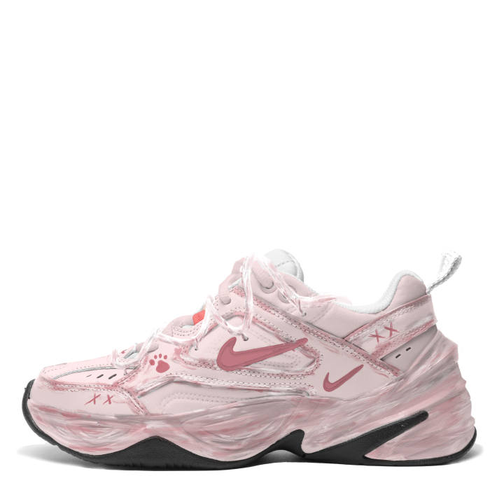 Nike Nike M2K Tekno Monet Sunset Low top Chunky Sneakers Women's Pink