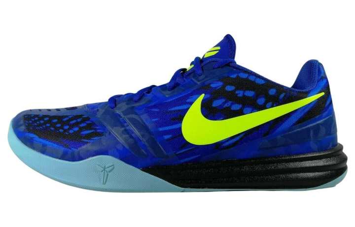 Nike Nike KB Mentality Cushioning Slip Resistant Abrasion Resistant Low top Basketball Shoes Men's Blue