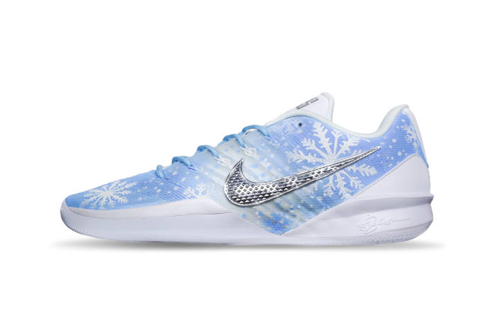 Nike Nike Sabrina 3 Cushioning Breathable Low top Basketball Shoes Unisex Ice Blue
