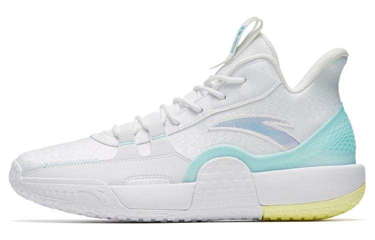 Anta Textile, Synthetic Leather Slip Resistant, Abrasion Resistant, Lightweight Mid top Performance Basketball Shoes