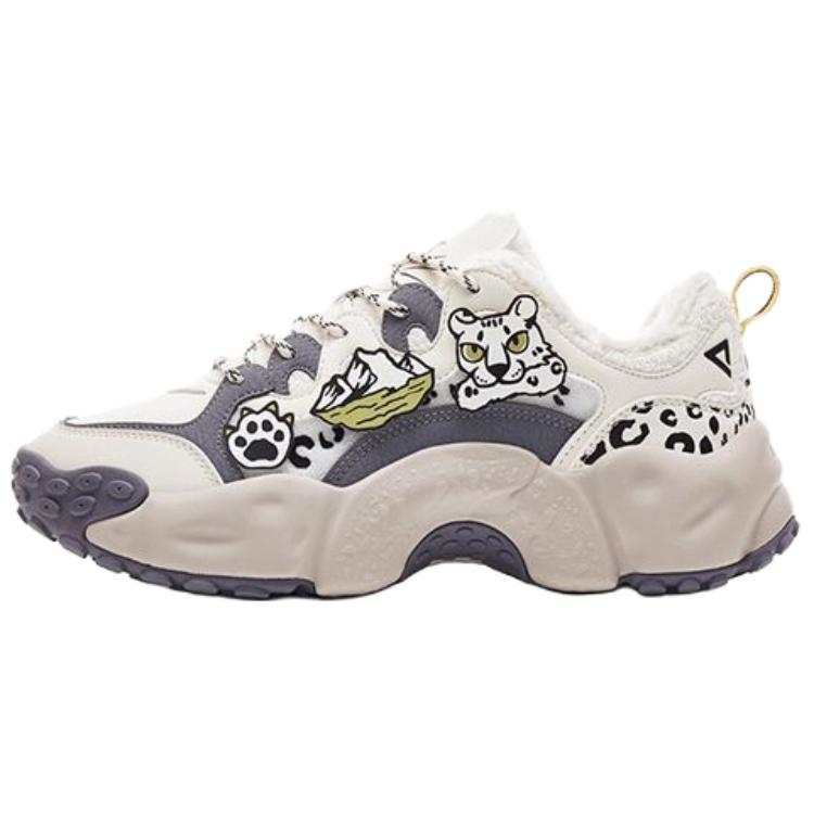 PEAK Taichi Beiguo Shoes, King Of Snow Mountains Cushioning Abrasion Resistant Slip Resistant Low top Chunky Sneakers
