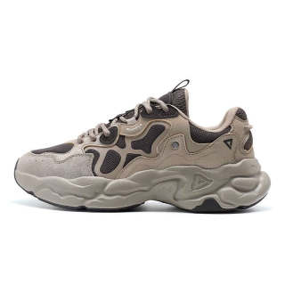 PEAK Slip Resistant Cushioning Low top Chunky Sneakers Men's Brown
