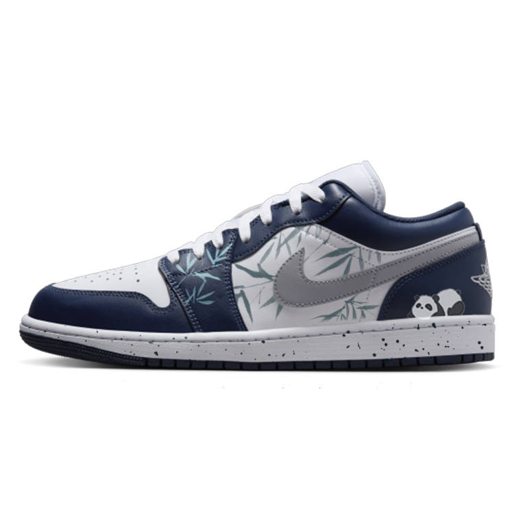 Jordan Jordan Air Jordan 1 Ink Bamboo Panda Slip Resistant, Abrasion Resistant, Breathable
