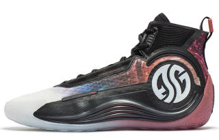 361° AG 4 SOAR Black Hole High top Basketball Shoes Men's Obsidian Black