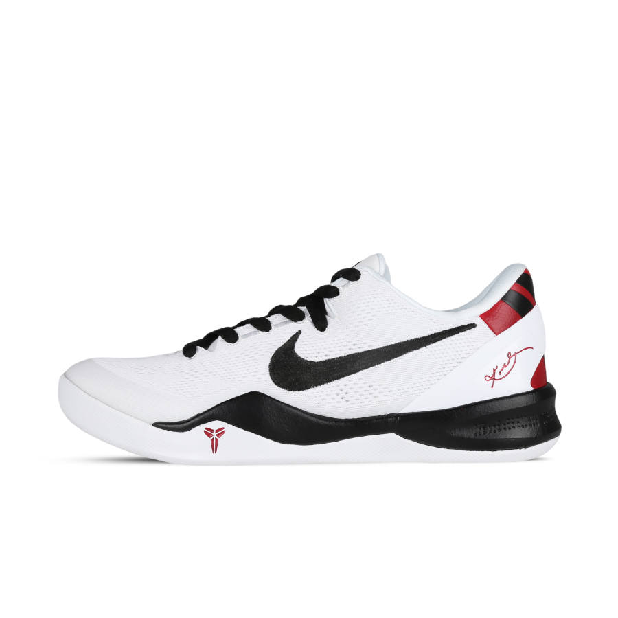 Nike Nike Kobe 8 Protro'Halo' Cushioning, Wear Resistant Low top Basketball Shoes Unisex Red White Black