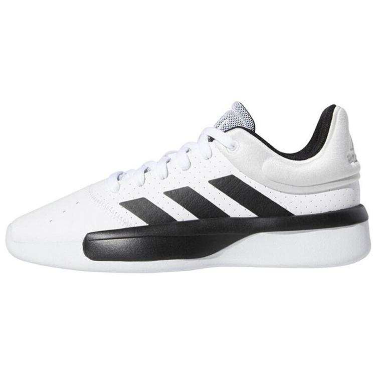 Adidas Adidas Pro Adversary Low Slip Resistant Abrasion Resistant Mid top Basketball Shoes Men's Black White