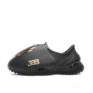 GENEGG x BBB Foam Runner Clogs Unisex Black Gold