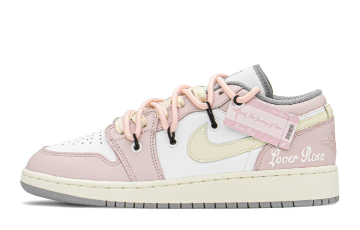 Jordan Jordan Air Jordan 1 Low Leather Slip Resistant, Abrasion Resistant, Lightweight