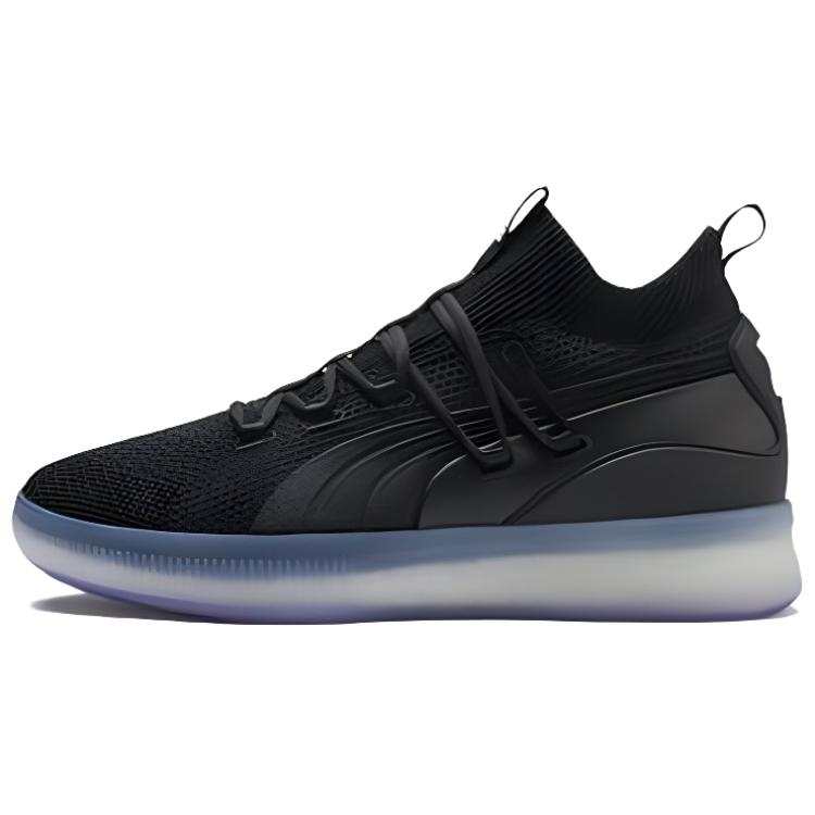 PUMA Clyde Court Disrupt Black Electric Purple