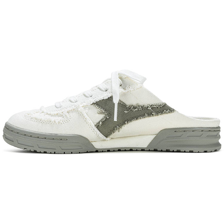 Diadora Abrasion Resistant Low top Canvas Shoes Unisex White Gray