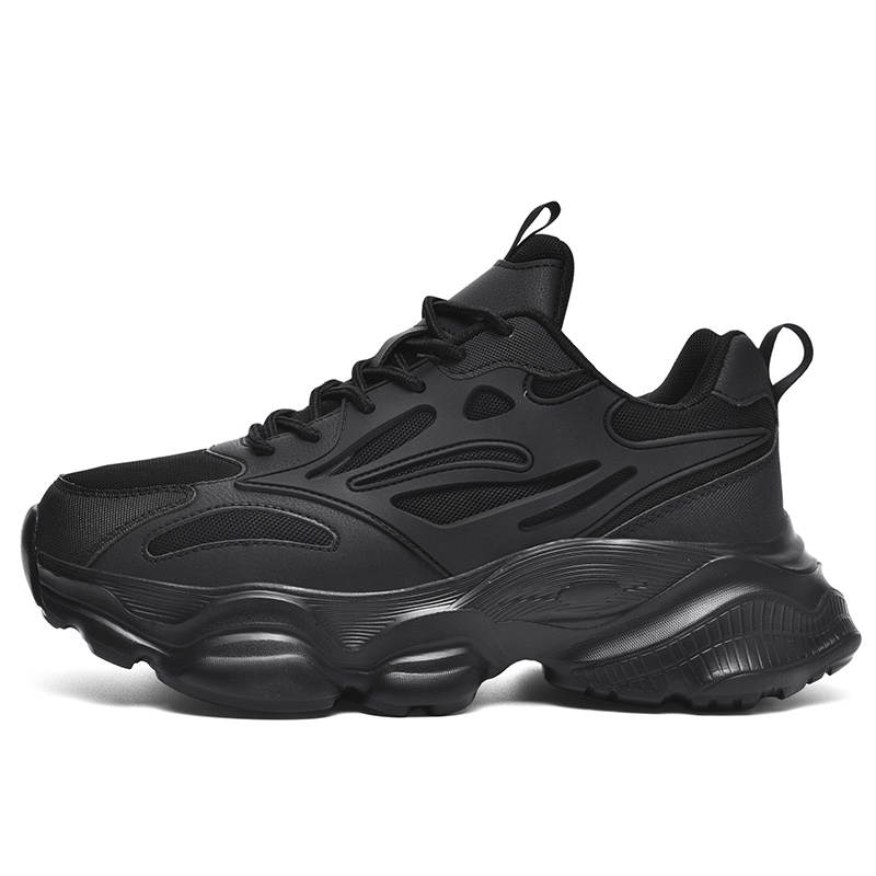 HBRK Slip Resistant, Abrasion Resistant, Height Increasing Low top Chunky Sneakers Men's
