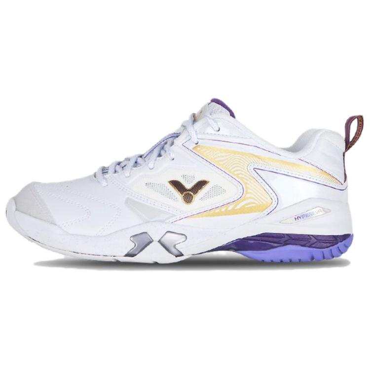 VICTOR 9200TTY Rubber Comfortable Slip Resistant Badminton Shoes Unisex Pearl White