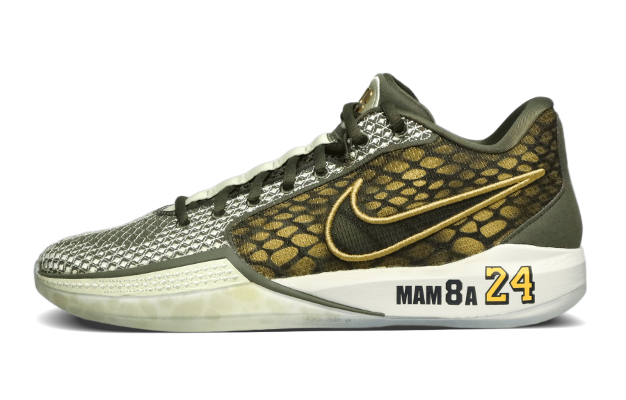 Nike Nike Sabrina 1 Cushioning Slip Resistant Abrasion Resistant Low top Basketball Shoes Women's Green Gold