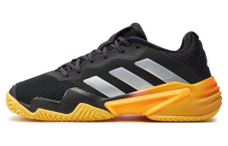 Adidas Adidas Barricade 13 Comfortable Low top Tennis Shoes Men's Black Yellow