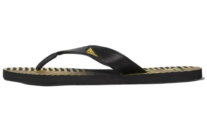 Adidas Adidas Swim Beach Print Max Out 19 Slippers Men's Black Yellow