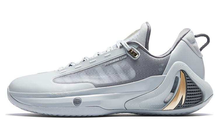 ANTA GH4 Basketball Shoes Men's Low Top Gray