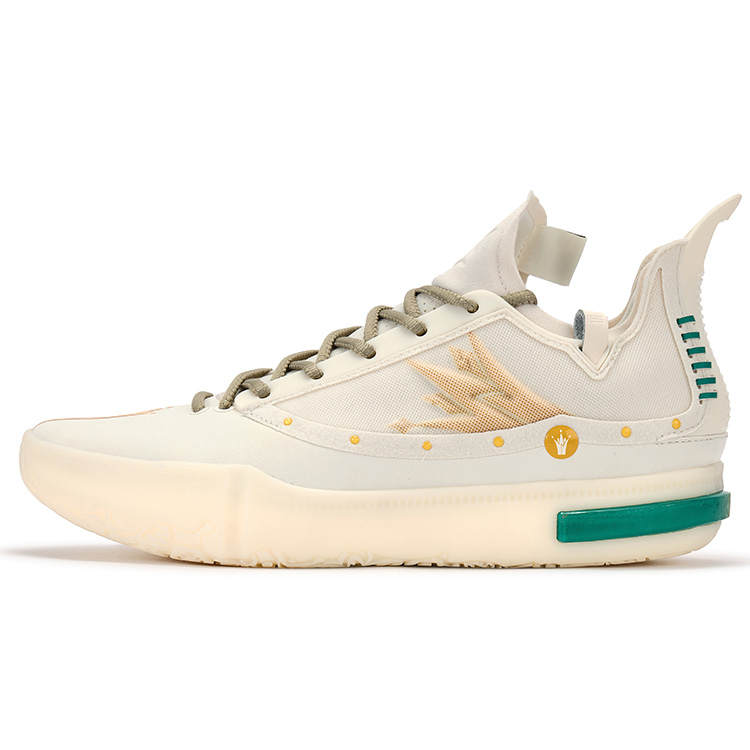 361° Joker 1 GT Basketball Shoes Men's Low Top Sago, Tea Bud Green