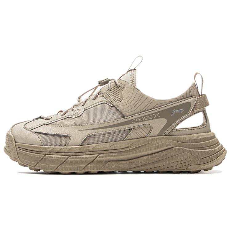 Li-Ning Li Ning Slip Resistant And Breathable River Trekking Shoes Unisex Beige
