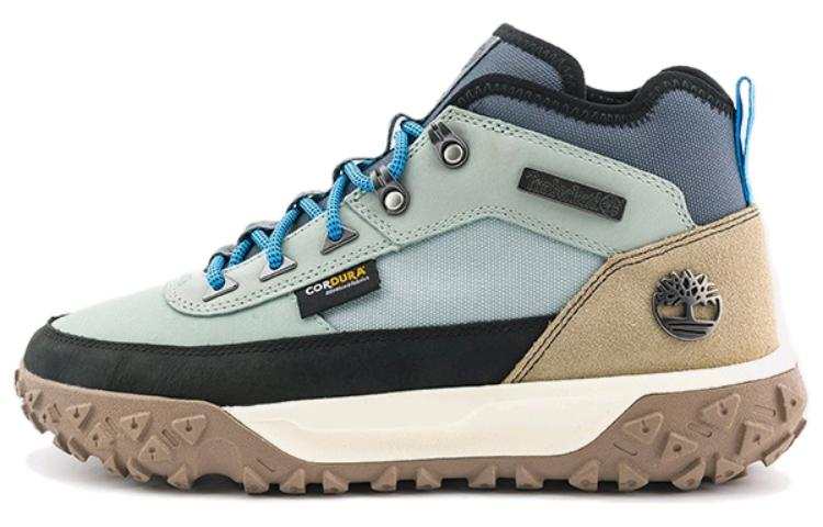 Timberland Slip Resistant Abrasion Resistant Slip Resistant Abrasion Resistant High top Outdoor Shoes Men's Light Gray