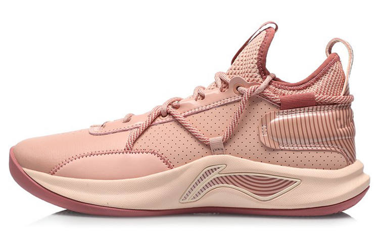 Li-Ning Li Ning Speed Team Textile, Synthetic Leather Slip Resistant Abrasion Resistant Low top Basketball Shoes Men's