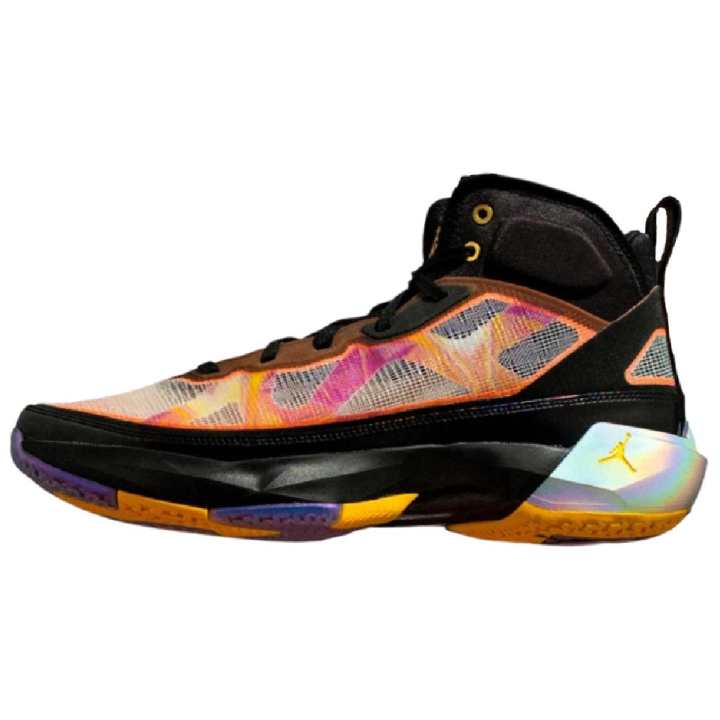 Jordan Jordan Air Jordan 37 Basketball Shoes Men's High Top Black/Orange