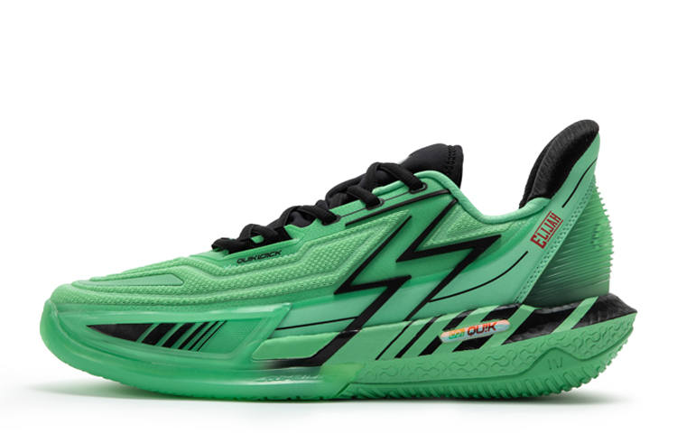 361° BIG3 4.0 Quick Pro Toy, Carbon Plate, Game Ready Comfortable Low top Basketball Shoes Men's Green