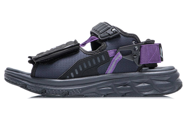 Li-Ning Li Ning Beach Sandals Men's Black Gray