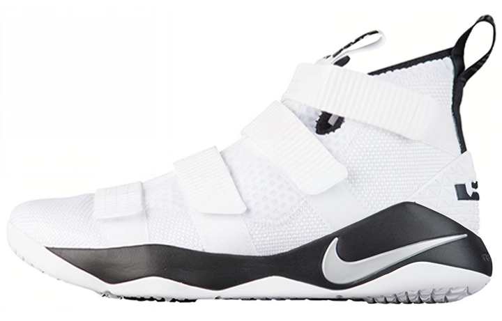 Nike Nike LeBron Soldier 11 White Metallic Silver Black