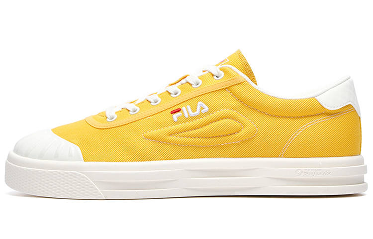 FILA LUKE Low top Canvas Shoes Men's Yellow White