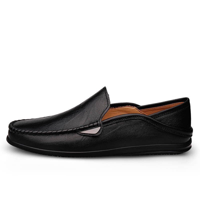 PAIBLOKS Cow Split Leather Men's Casual Shoes Men's