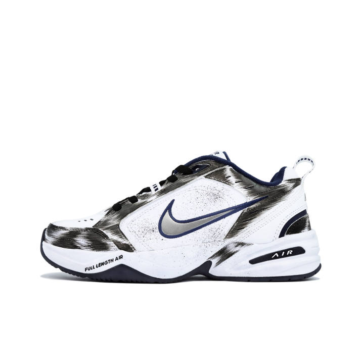 Nike Nike Air Monarch 4 Leather Low top Chunky Sneakers Unisex Black White