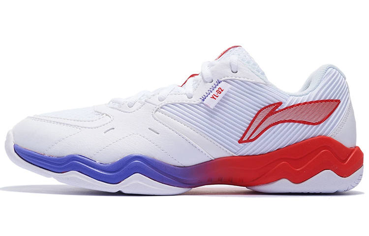 Li-Ning Li Ning 2 Textile, Synthetic Leather Comfortable Cushioning Slip Resistant Abrasion Resistant Low top Badminton Shoes
