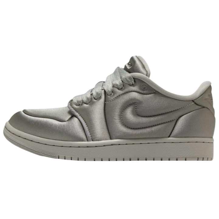 Jordan Jordan 1 Low Method Of Make Satin Medium Grey Women's
