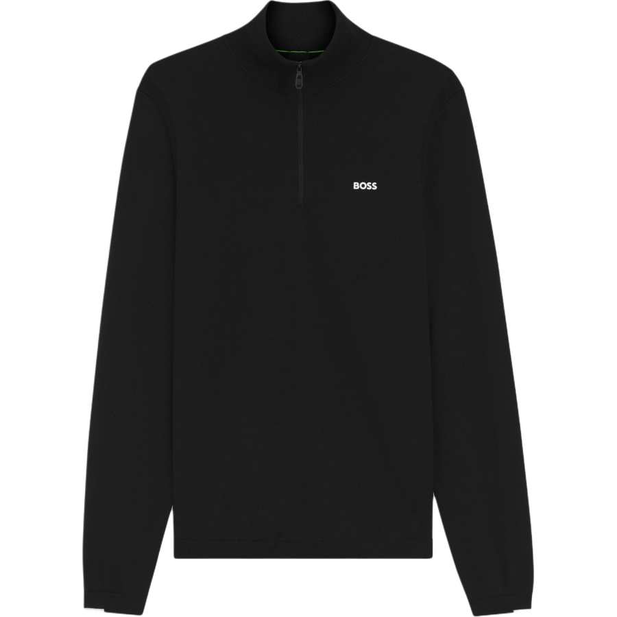 Hugo Boss logo-print high-neck jumper
