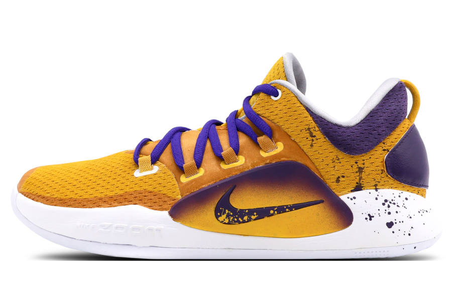 Nike Nike Hyperdunk X Low 10 Low top Basketball Shoes Men's Yellow Purple